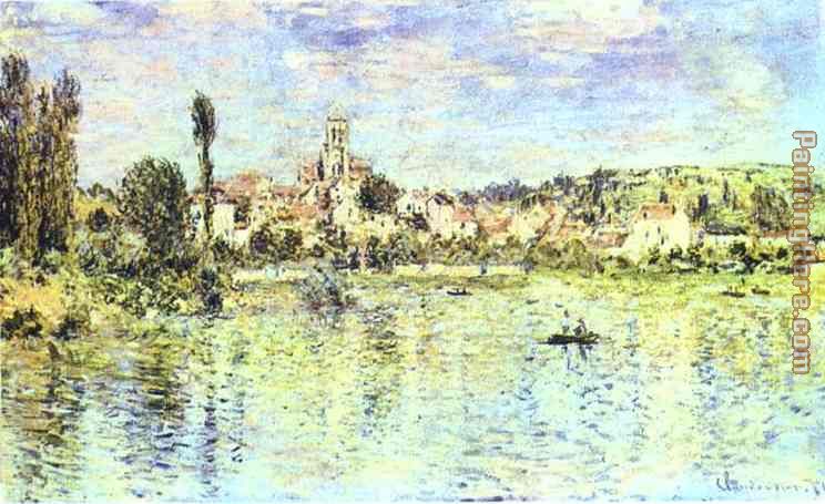Vetheuil in the Summer painting - Claude Monet Vetheuil in the Summer art painting